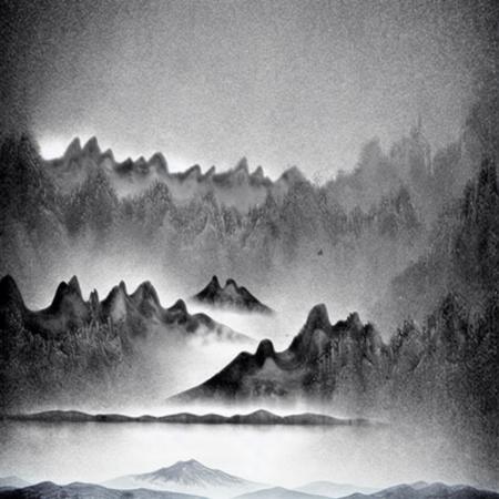 水墨画国风模型- v1.0 | Stable Diffusion LoRA | Civitai